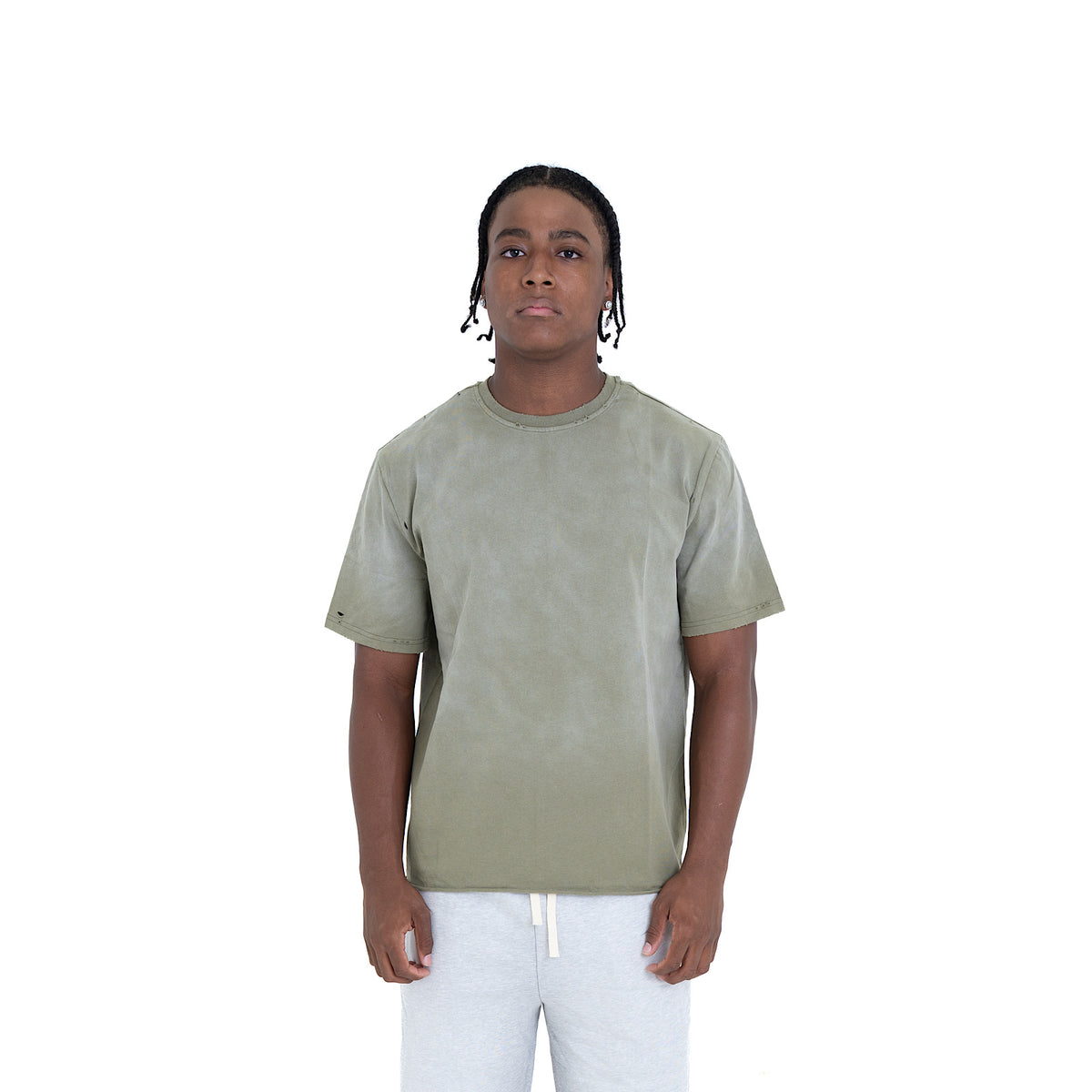WASHED OLIVE NOSINU TEE
